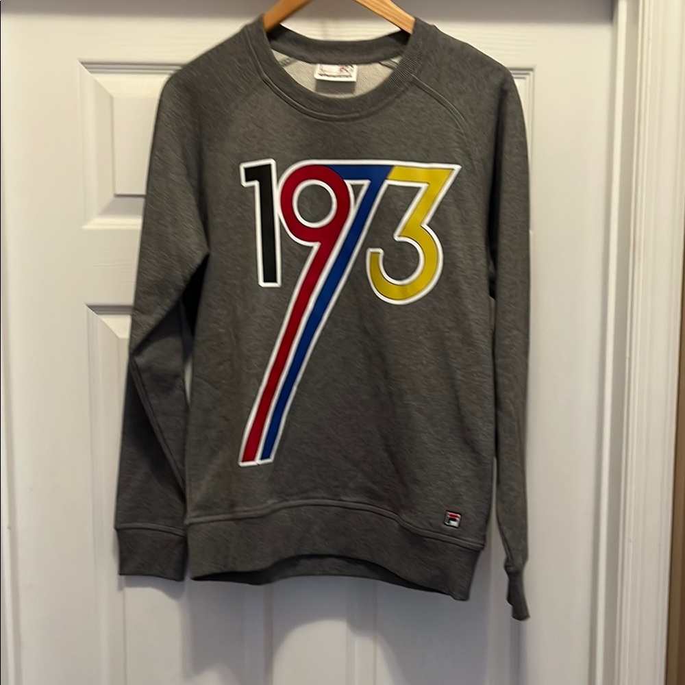 New Fila x Jason Wu women’s  Crewneck Sweater with 1973 Graphic